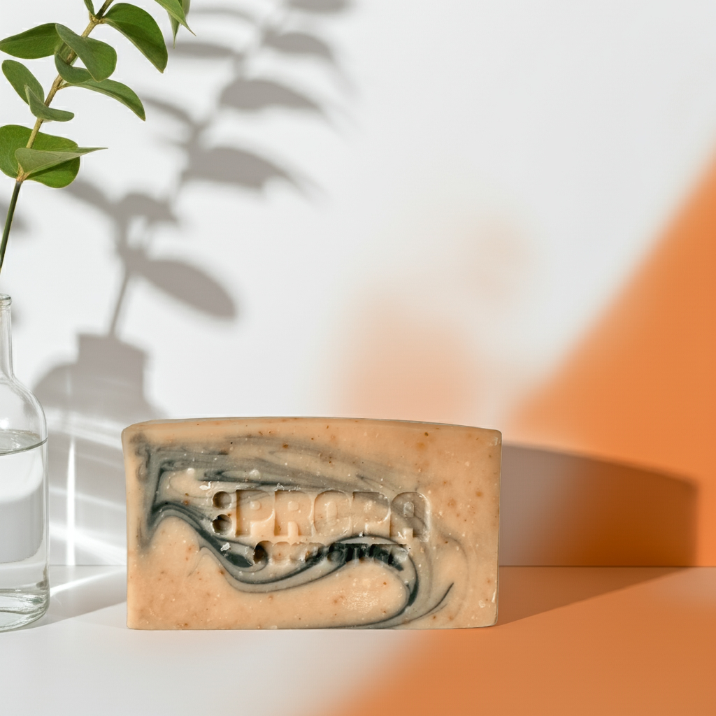 Propa Chill luxury soap bar with cocoa & shea butters, coconut & avocado oils. Scented with sweet orange, lavender & patchouli for a chilled out spa-like scent. Propa Good Stuff