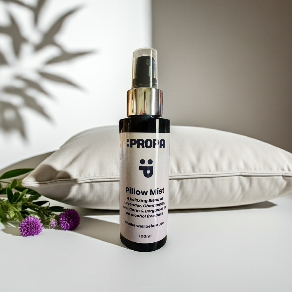 Soothing & relaxing Pillow Mist with lavender, chamomile, bergamot & mandarin  - Propa Skincare