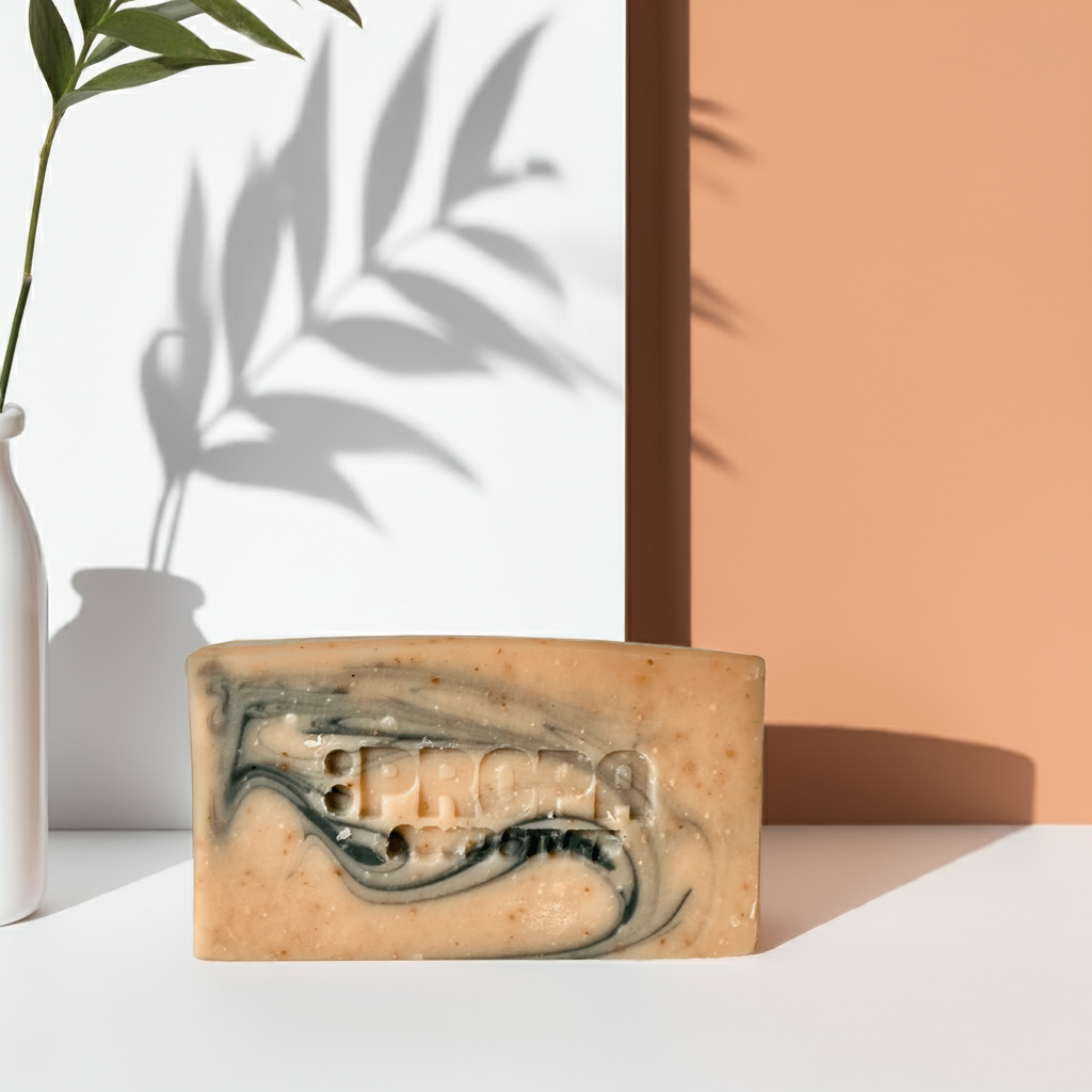 Propa Chill luxury soap bar with cocoa & shea butters, coconut & avocado oils. Scented with sweet orange, lavender & patchouli for a chilled out spa-like scent. Propa Good Stuff