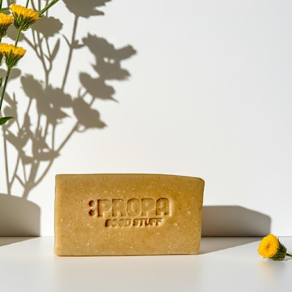 Propa Zesty luxury handmade soap, with cocoa & shea butters, scented with pink grapefruit, sweet orange & may chang - Propa Good Stuff