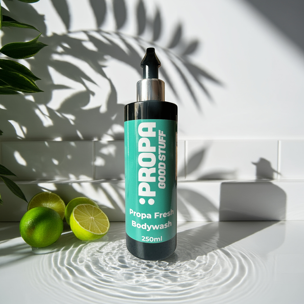 Fresh Bodywash, scented with amber, mint, lemon & neroli - Propa Good Stuff